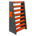 thumbnail image 2 of ELAYARD Tool Holder Storage:CNC Tool Storage Rack Organizer for Workshop Shed Garage Home - 8 Row Organization Keeper-antislip properties-Cold Rolled Steel for Small Equipment,60.13X34.58X19.65in, 2 of 10