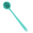thumbnail image 2 of Long Handle Silicone Bath Brush For Back Scrubbing And Exfoliating Creates Foam With Massage, 2 of 5