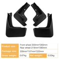 thumbnail image 2 of 4PCS Car Mudguard Mud Flaps Splash Mud Guard for Rush 2018-2023 Car Accessories, 2 of 5