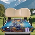 thumbnail image 3 of chaqlin Deer Floral Art Print Golf Cart Seat Covers with Pockets, Fit for Sports Club Car Golf Cart Suitable for EZGO Yamaha, 3 of 8