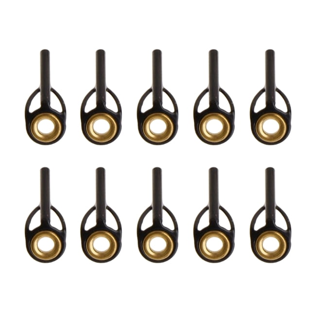 10 piezas Guías de varilla resistentes giratorias s de punta Ojos de 1.3mm Sunnimix Guías de caña de pescar