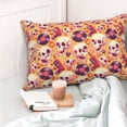 thumbnail image 4 of Kdxio Cotton Pillow Cases 20"x30" Pillowcases,Soft and Breathable Bedroom Pillow Cases-Skull rock record-No Pillow Core, 4 of 5