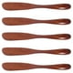 thumbnail image 4 of 5 cuchillos para untar mantequilla, de madera, para mermelada, de queso, para pan, para mascarillas faciales, para sándwiches, queso crema, condimentos, cucharas para helado y repostería., 4 of 8
