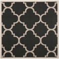 thumbnail image 1 of Safavieh Courtyard Black Indoor Outdoor Rug - Square 5'3", 1 of 5