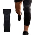 thumbnail image 2 of Full Leg Compression Sleeve with Anti Slip Silicone Knee Support for Running Basketball, 2 of 7