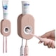 thumbnail image 1 of Soporte para cepillos de dientes sin perforaciones - rosa Adepaton ZJWJ686-3, 1 of 6