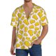 thumbnail image 1 of Balery Cheese Camisa Casual de Manga Corta con Botones para Hombre, Texturizada, Estilo Cubano, para Playa, Verano-X-Large, 1 of 5