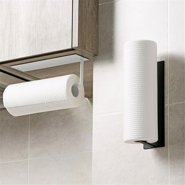 SINGES Self-Adhesive Paper Towel Holders Under Cabinet Towel Rack