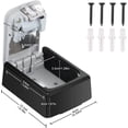 thumbnail image 5 of Key safe with number code outside, black, key box with 4-digit number combination, small key box with code, key safe Weatherproof for house keys hidin, 5 of 5