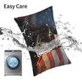 thumbnail image 6 of Sikiie Cyberpunk Skull American Flag Pillow Covers, Throw Pillow Case Cushion Covers,Cushion for Bedroom,Couch,Home-16"x24", 6 of 6