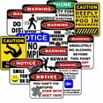 thumbnail image 4 of Warning Property Protected by a Silky Terrier 9 inch x 11.5 inch Laminated Dog Sign, 4 of 4