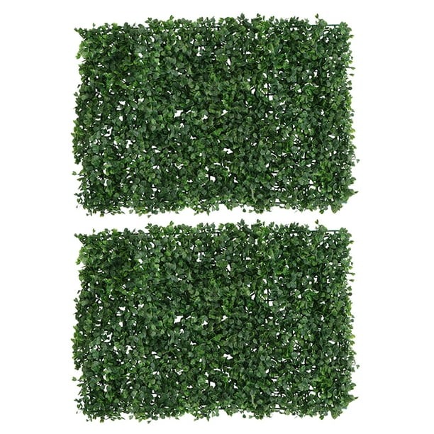 2 piezas de fondo de hojas artificiales para decoración de pared, de plástico, para el hogar