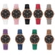 thumbnail image 3 of Clearance Sale Sfonq Mothers Day Gift for Grilfriend ,Womens Watches Women's Watch Quartz Dial Digital Watch Frosted Leather Strap Ladies And Girls' Watch,Blue Buy 2 Save 10%, 3 of 7