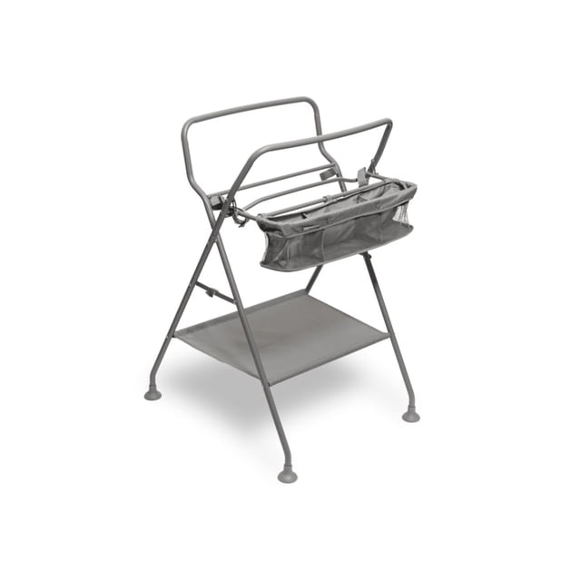 Soporte para Bañera Twistshake Gris Plegable con Almacenamiento y Diseño Ergonómico