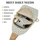 thumbnail image 4 of Bolso bandolera INICAT de piel, bolso de pecho, blanco, 4 of 7