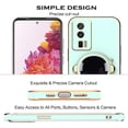 thumbnail image 7 of Compatible with Redmi K60 Pro Case Silicone TPU Plating, Xiaomi Redmi K60 Pro Phone Case Cute Astronaut Pattern Cover with Stand for Women Girls (Green), 7 of 7