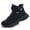 Black, variant on SKIUHS Men's Safety Steel Toe Work Boots – Warm Lined, Quick-Lace Ankle, Industrial Construction Boots with Safety Fashion Design