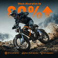 thumbnail image 6 of 20" Fat Tire Electric Mountain Bike for Adults, 750W Motor 25 MPH Electric Bike, Removable 48V 15AH Battery, Dual Suspension & 7-Speed, UL 2849, 6 of 7