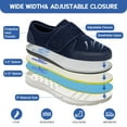 thumbnail image 2 of Men's Wide Width Shoes with Adjustable Closure Lightweight for Diabetic Edema Plantar Fasciitis Bunions Arthritis Swollen Feet-SK4, 2 of 7
