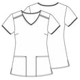 thumbnail image 5 of Tooniforms Women Scrubs Top, V-Neck, TF686, XL, Snoopy Thanksgiving, 5 of 7