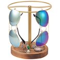 thumbnail image 1 of Organizador de gafas de sol BDBDYEAY, soporte de madera para 12 pares, 1 of 7