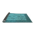 thumbnail image 2 of Ahgly Company Indoor Round Oriental Light Blue Traditional Area Rugs, 8' Round, 2 of 4