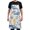 Dolphins and Flowers, variant on Unicorn Flower Leaf Kitchen Apron with 2 Pockets Adjustable waterproof Cooking Aprons for Women Men Chef