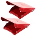 thumbnail image 1 of BESTYASH 2Pcs Car Wheel Chocks in Red Lightweight Portable Tire Blocks for Precise Tire Positioning, 1 of 8