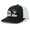 Black/White, variant on The Golf Father Men's Father's Day Embroidered Mesh Back Trucker Hat, Black/White