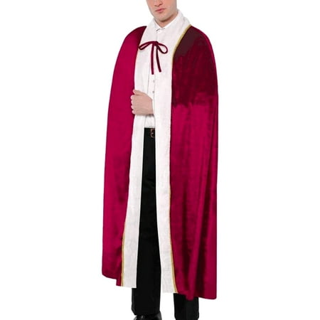 Amscan Red and White Adult King's Costume Robe, One