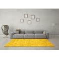 thumbnail image 3 of Ahgly Company Indoor Rectangle Oriental Yellow Traditional Area Rugs, 6' x 9', 3 of 4