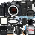 thumbnail image 1 of Canon EOS R7 Mirrorless Camera with RF-S 18-45mm + EF 75-300mm Lens + Mount Adapter + 32GB Memory Card + Case + LED Flash + ZeeTech Accessory Bundle, 1 of 9