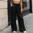thumbnail image 2 of Wide Leg Pants for Women Black Pants Women High Waisted Palazzo Pants Women Baggy Pants Womens Casual Pants, 2 of 5