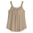 thumbnail image 5 of IUYRTFE Women Summer Sleeveless Tank Top Round Neck Casual Loose Fit Blouse for Daily Wear, 5 of 6