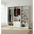 thumbnail image 5 of Klair Living Prosper White Freestanding Walk in Wood Closet System in Oak, 5 of 11