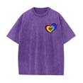 thumbnail image 4 of biudgviw Big and Tall Valentine Shirt for Men Drop Shoulder Heart Print Graphic Tees Soft Crewneck Short Sleeve T Shirts Streetwear S-5XL, 4 of 5