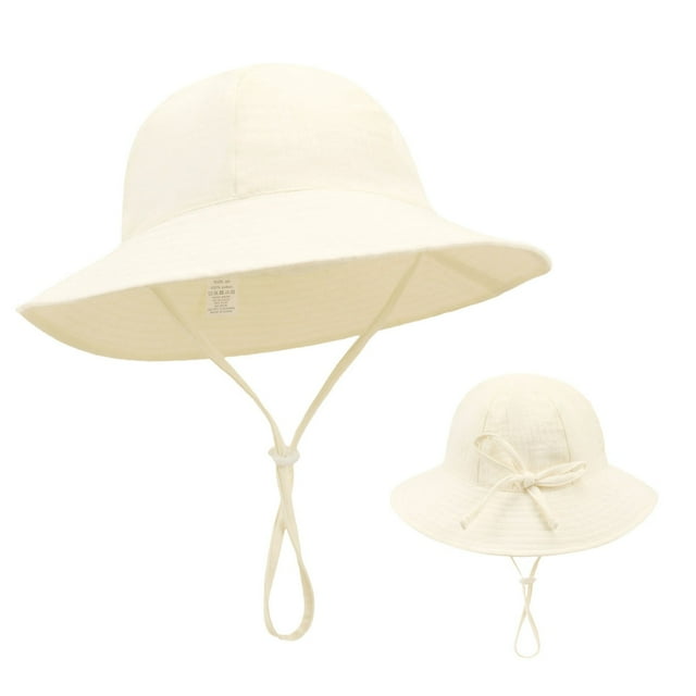 Chapeau de Soleil pour Fille avec Rabat de Nuque, Séchage Rapide, Pliable, Protection Uv Upf 50+, Chapeau Bob de Plage, Chapeau de Soleil pour Bébé, Garçons Filles, Mode