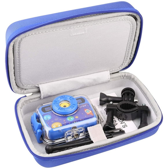 Ourlife Kids Camera Bag Hard Travel Case Protective Case for Digital Camera Kids Action Camera Accessories Case