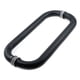 thumbnail image 3 of Coshar Manija para puerta de ducha de 11 pulgadas, manija para puerta de vidrio, manija de doble cara, tirador de acero inoxidable (negro), 3 of 5