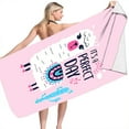 thumbnail image 4 of WJHWSX Microfiber Beach Towel,Beach Towels Clearance,Lightweight,Printed,Rectangle,Polyester,Multi-color,75*150cm, 4 of 4