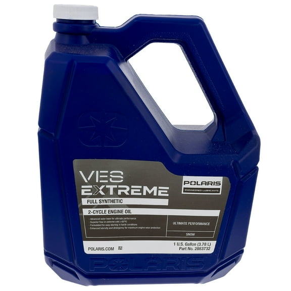 Polaris 2883732 VES Extreme Engine Synthetic Oil 2-Cycle 1 Gallon