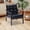 Black, variant on MOONMISS Accent Chair, Upholstered Comfy Single Sofa with Wood Feet, Mid Century Armchair for Bedroom, Living Room, Modern Comfy Reading Chair,Green