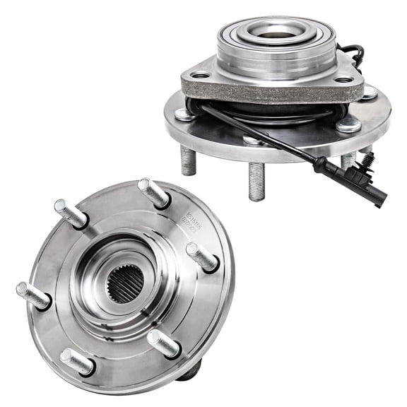 Detroit Axle - 4WD Front Wheel Bearings & Hubs Assembly for 2012 2013 2014 2015 Nissan Armada Titan - 2pc Set