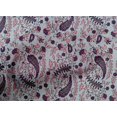 thumbnail image 4 of oneOone Cotton Poplin Fabric Leaves|Floral & Paisley Block Print Fabric BTY 42 Inch Wide, 4 of 4