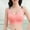 Pink, variant on Sports Bras for Women Medium Support Criss Cross Strappy Bras Seamless Padded High Impact Yoga Athletic Exercise Bras