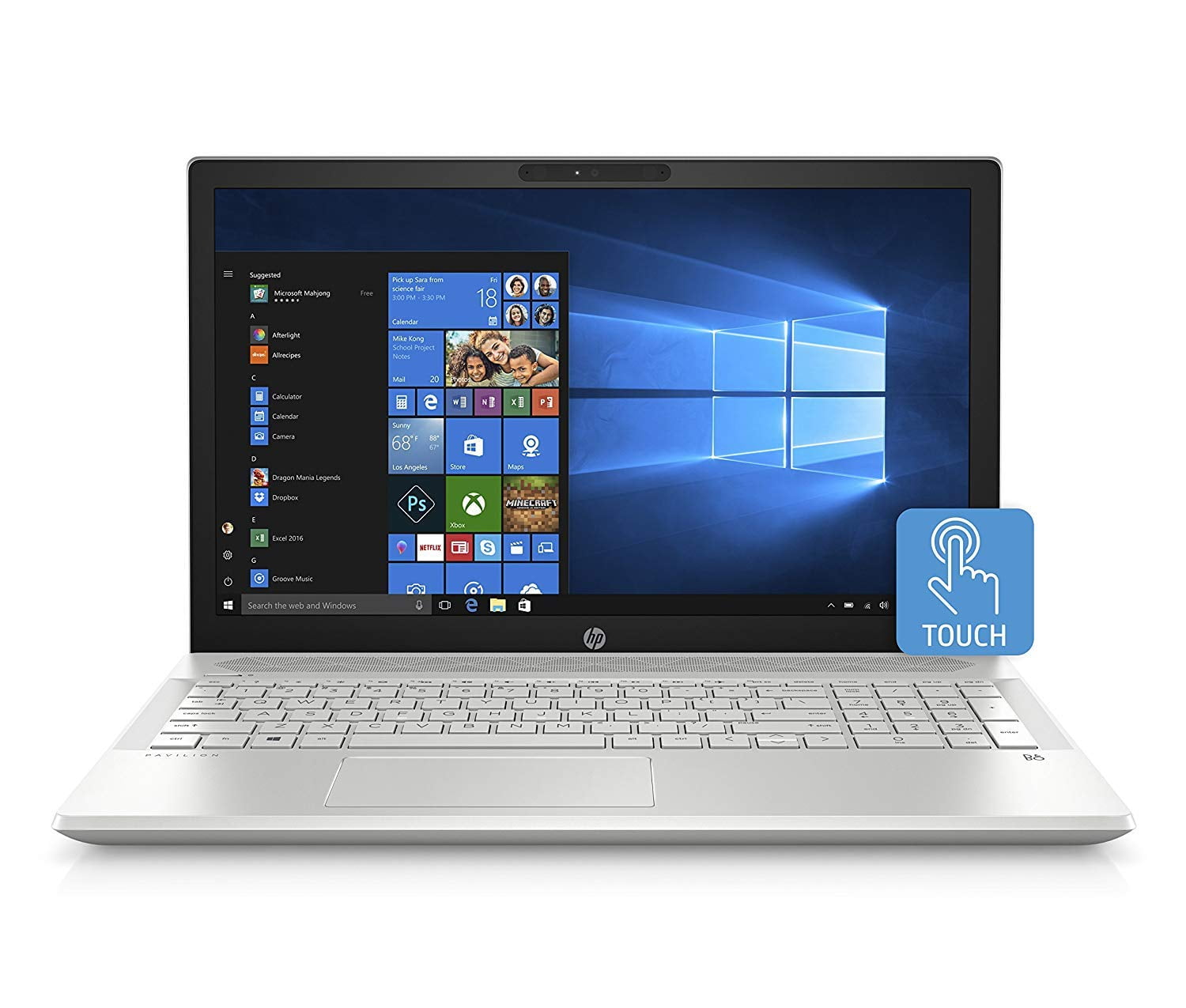 HP Pavilion Touchscreen 15.6" Full HD IPS Notebook, Intel Core i78550U