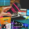 thumbnail image 4 of Dsscvnef Mini Machine de Karaoké pour Enfants Adultes Haut-Parleur Portable avec Micros Sans Fil Lumières LED Jeu de Chant pour Fêtes Réunions de Famille, 4 of 6