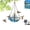 20# (Blue,1 * Bird Feeder+1 * Solar Panel), variant on Hanging Solar Bird Bath with Fountain 18" Cord, Solar Powered Water Fountain, Outdoor Bird Bath for Garden Patio Yard Attracting Birds(Purple,B)