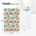 thumbnail image 2 of Cute Mushroom Kitchen Towels Decorative Set, Funny Dish Towels Absorbent Dish Cloths Set of 2 Tea Towels Hand Towels for Kitchen Baking Cooking Bathroom Decor, 2 of 6