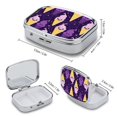WNAGSB Halloween Smiling Ice Cream 19 Small Pill Box, Metal Pill Box